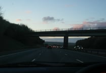 A3 driver's horror as windscreen smashed by object thrown from bridge