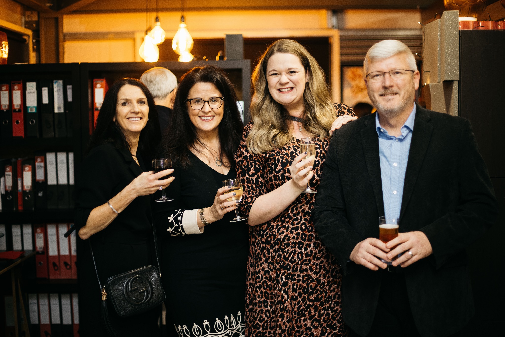 Helen Simpson, Alison Picket, Charli Dimelow, Steve Pickett - Ashgrove 15th party