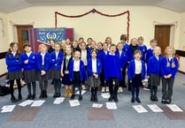 Young singers out in the community