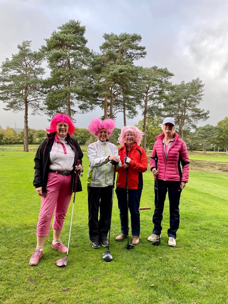 Blackmoor golfers looking perfect in pink