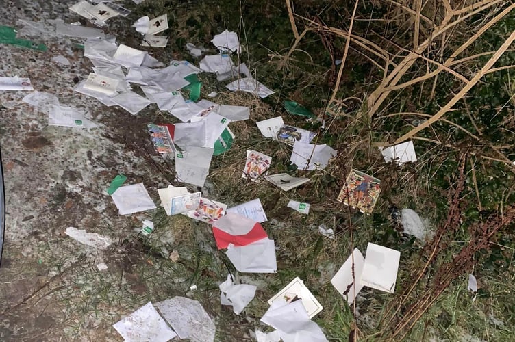 These letters were found outside the Swan pub