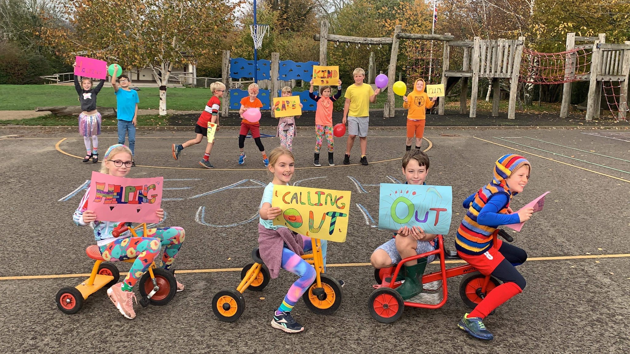 Pupils and staff wore odd socks for a day as part of Anti-Bullying Week