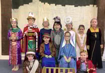 Wootey Infant School in Alton tells the story of Christmas