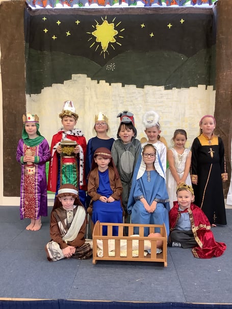 Wootey Infant School, The Story Of Christmas, December 2022.