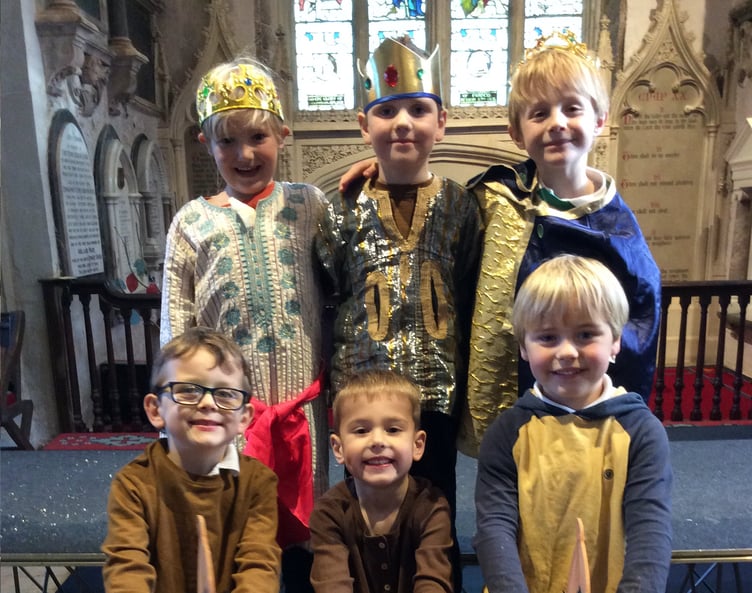 Images from the nativity at Newton St Cyres.