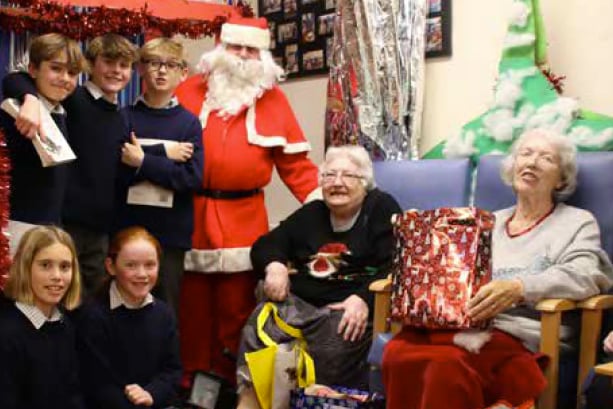Highfield and Brookham Schools concert at Liphook Day Centre, December 2022.