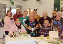 Father Christmas was guest at Bow Christmas Market
