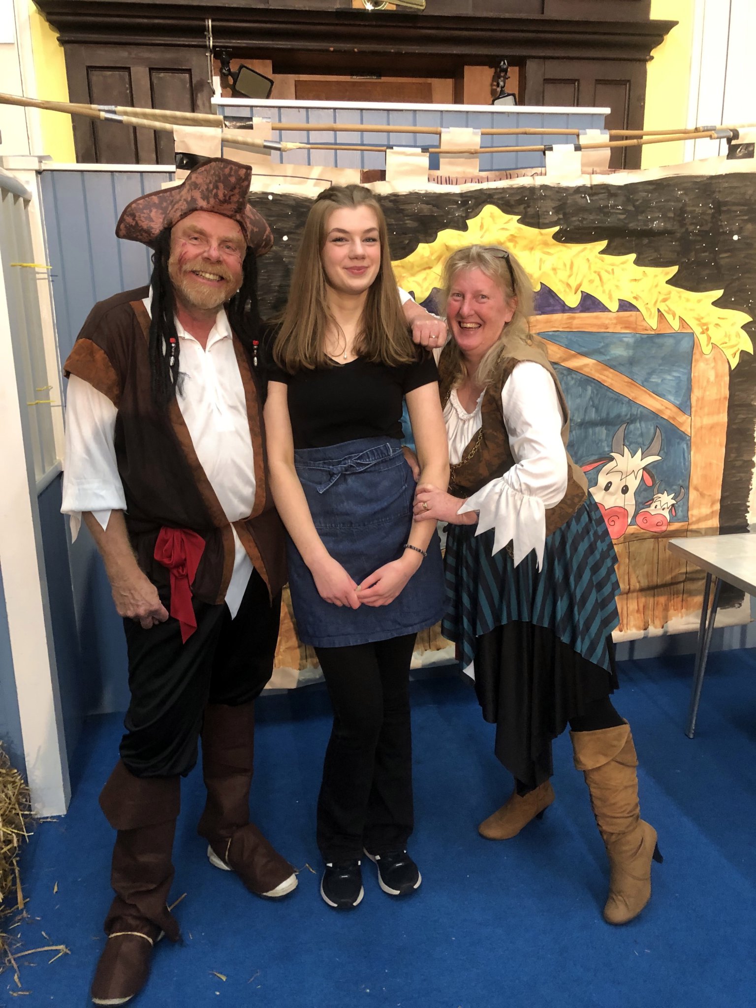 Pirates also attended the birth of Christ in the pantivity.