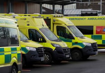 One in 20 ambulance patients waited more than an hour at the Royal Surrey County Hospital last week