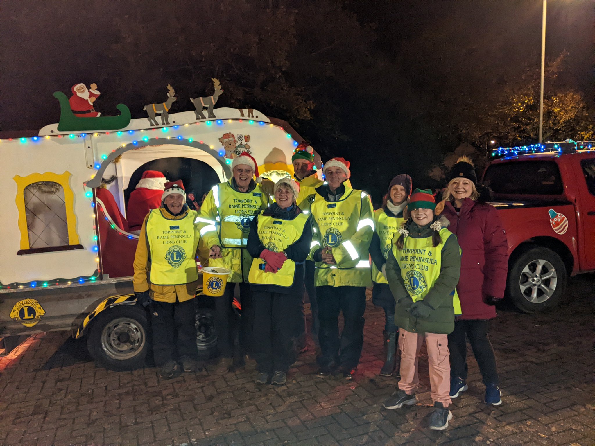The Torpoint and Rame Lions have been busy over the festive period