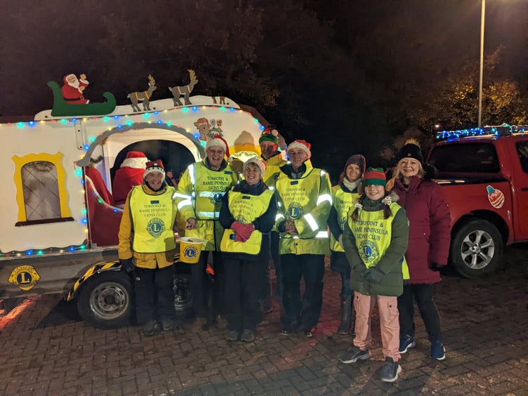 The Torpoint and Rame Lions have been busy over the festive period