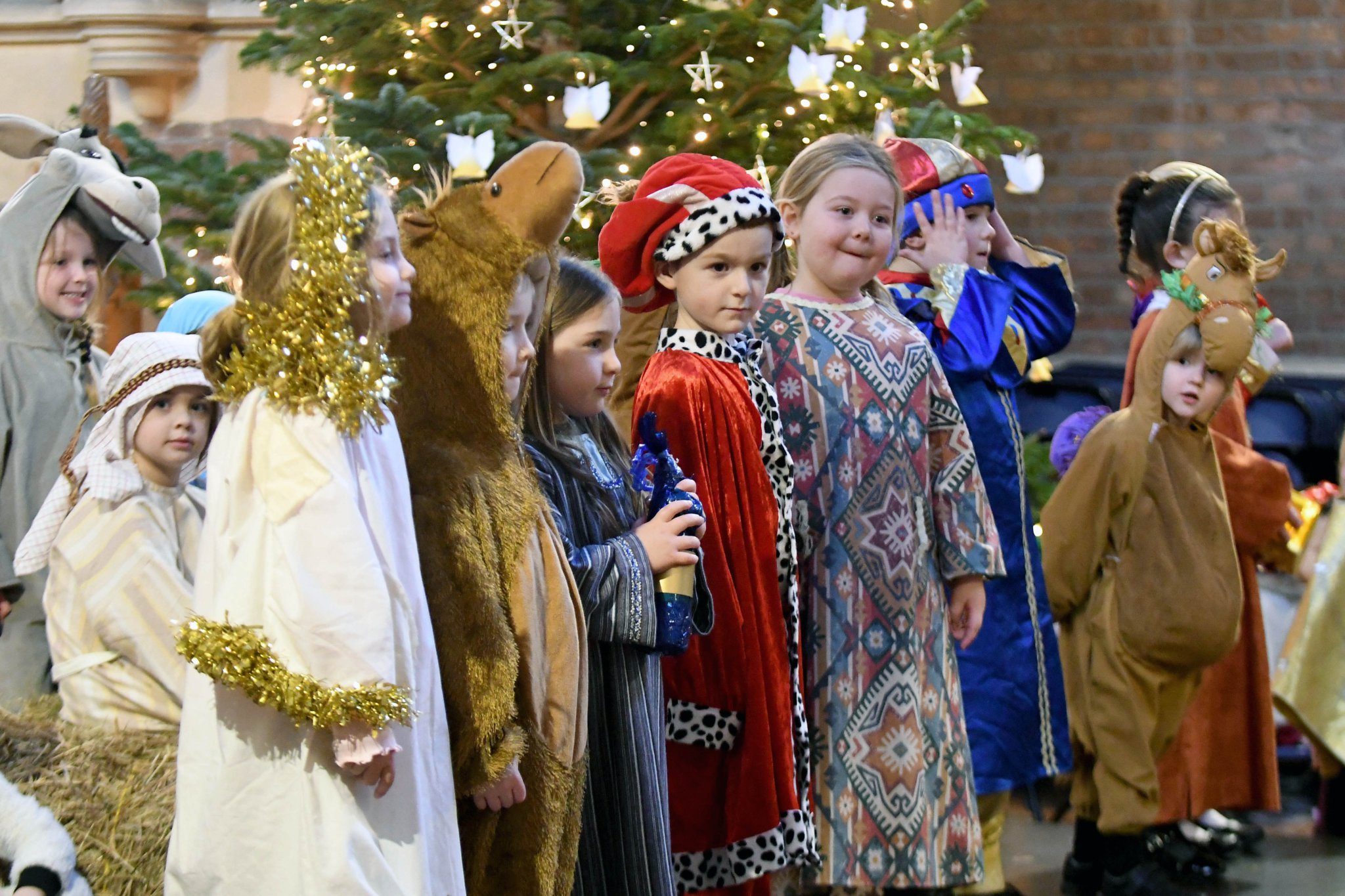 Little Stars 2022: Kewaigue school reception, Year 1 and Year 2 present ‘Whoops-a-daisy Angel’ at Braddan Church
