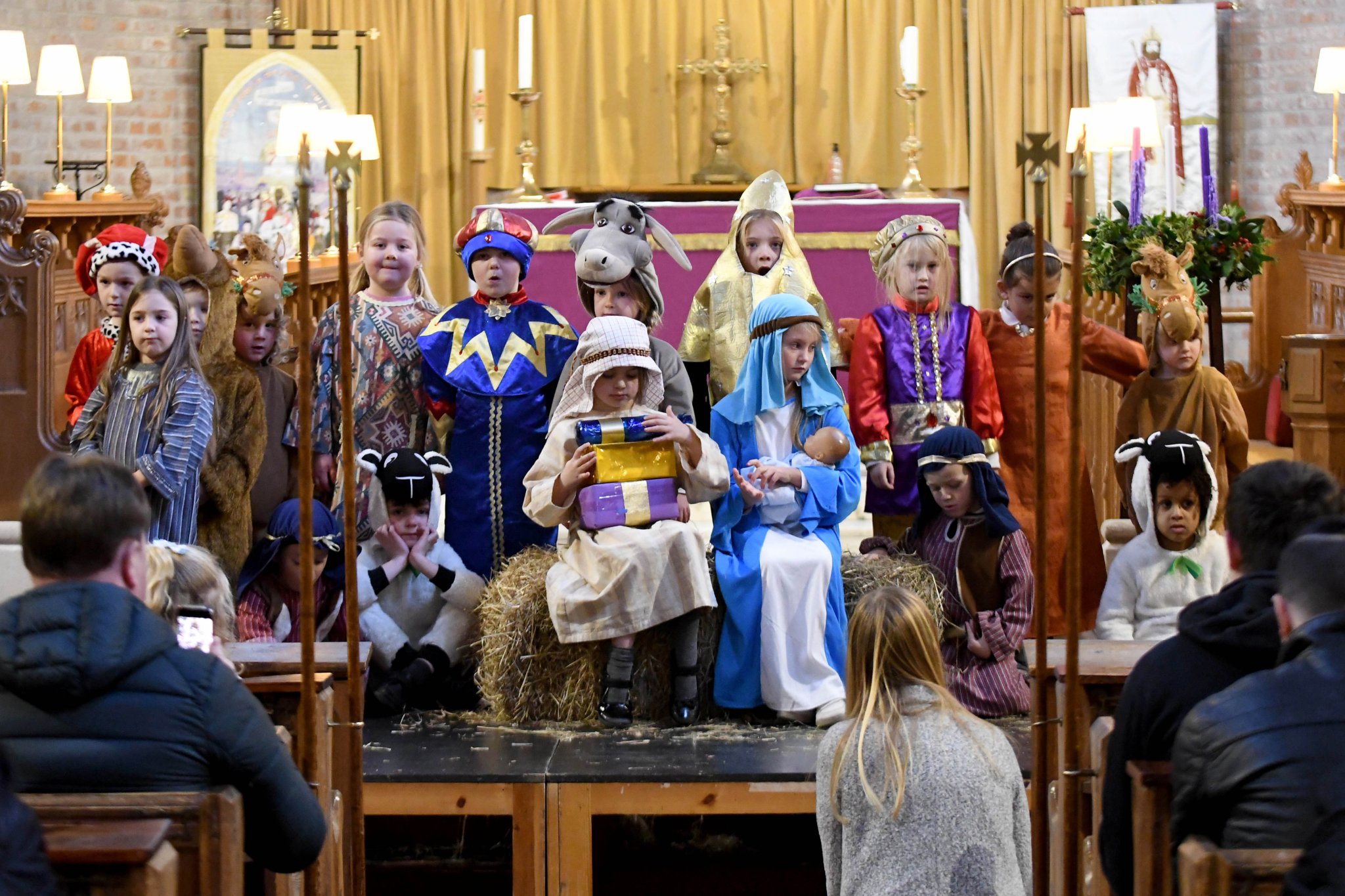 Little Stars 2022: Kewaigue school reception, Year 1 and Year 2 present ‘Whoops-a-daisy Angel’ at Braddan Church