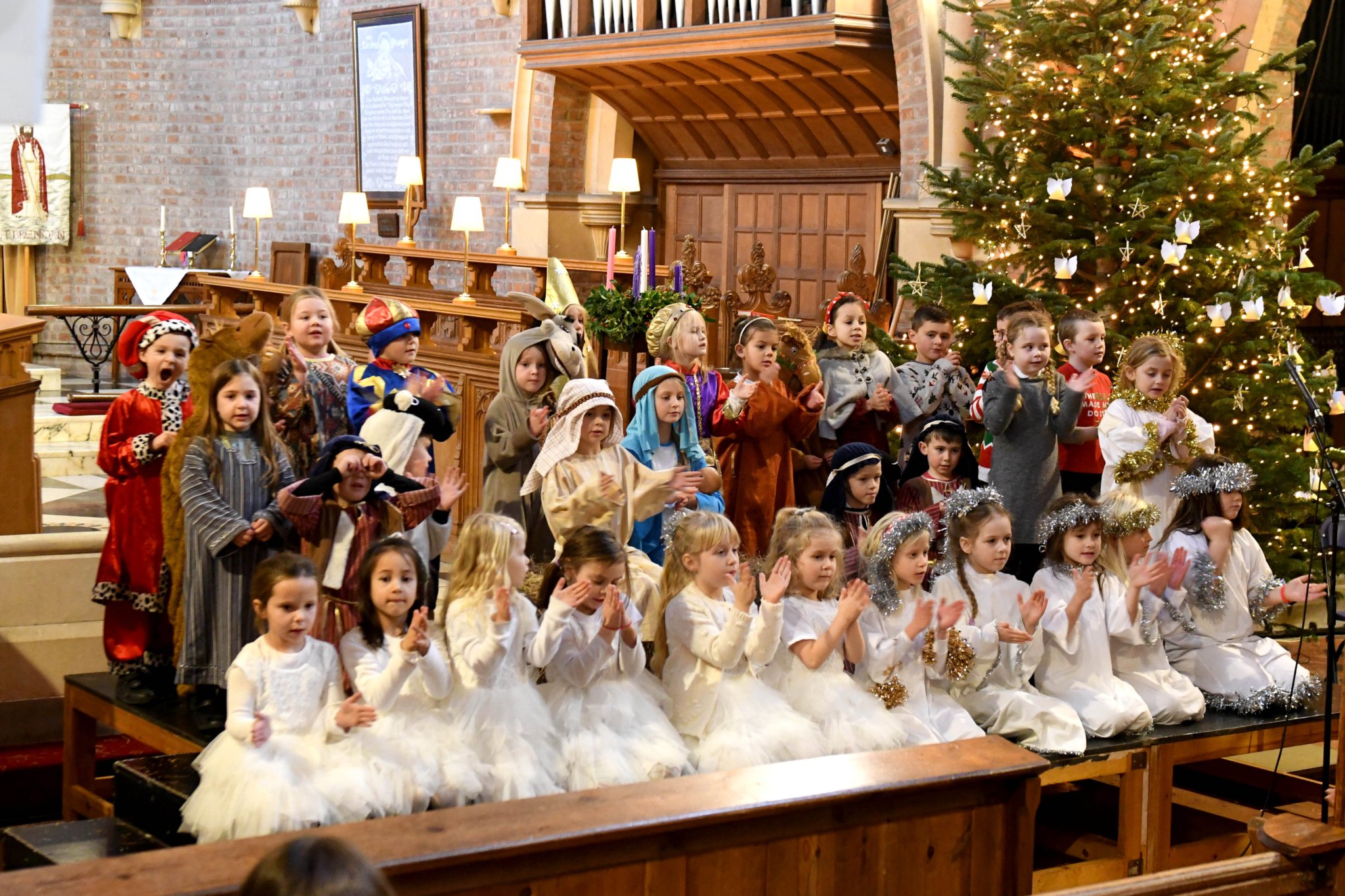 Little Stars 2022: Kewaigue school reception, Year 1 and Year 2 present ‘Whoops-a-daisy Angel’ at Braddan Church