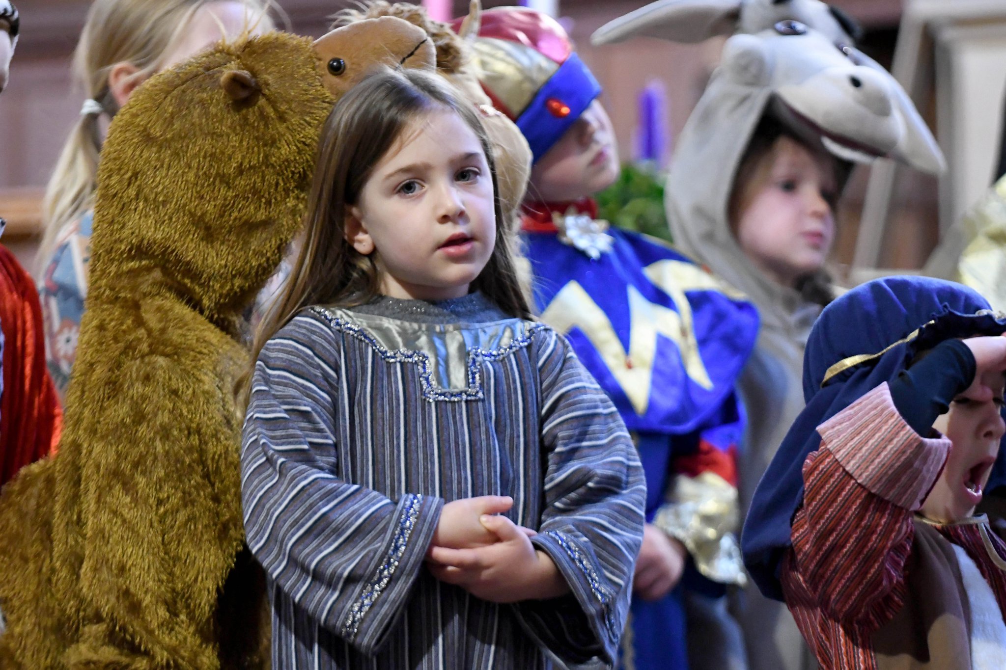 Little Stars 2022: Kewaigue school reception, Year 1 and Year 2 present ‘Whoops-a-daisy Angel’ at Braddan Church