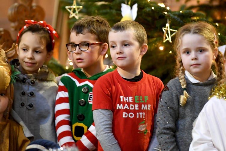 Little Stars 2022: Kewaigue school reception, Year 1 and Year 2 present ‘Whoops-a-daisy Angel’ at Braddan Church