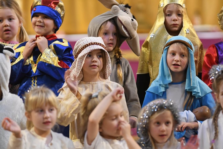 Little Stars 2022: Kewaigue school reception, Year 1 and Year 2 present ‘Whoops-a-daisy Angel’ at Braddan Church