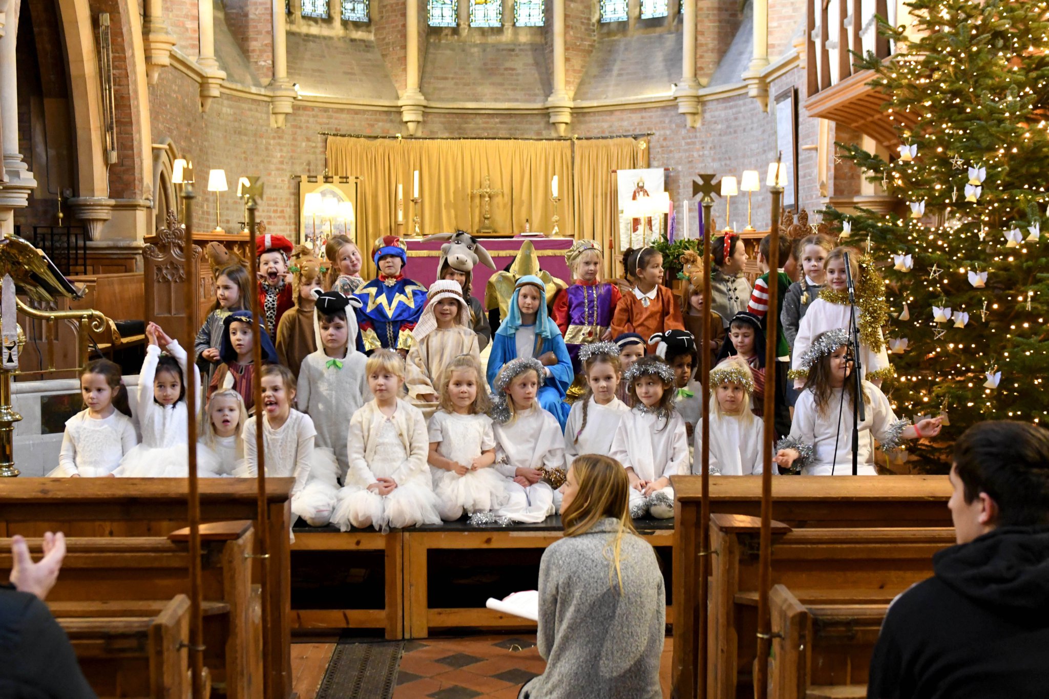 Little Stars 2022: Kewaigue school reception, Year 1 and Year 2 present ‘Whoops-a-daisy Angel’ at Braddan Church