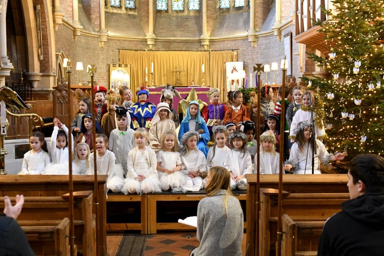 Little Stars 2022: Kewaigue school reception, Year 1 and Year 2 present ‘Whoops-a-daisy Angel’ at Braddan Church