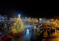 More than 700 attended Crediton Town Band ‘Carols in the Square’