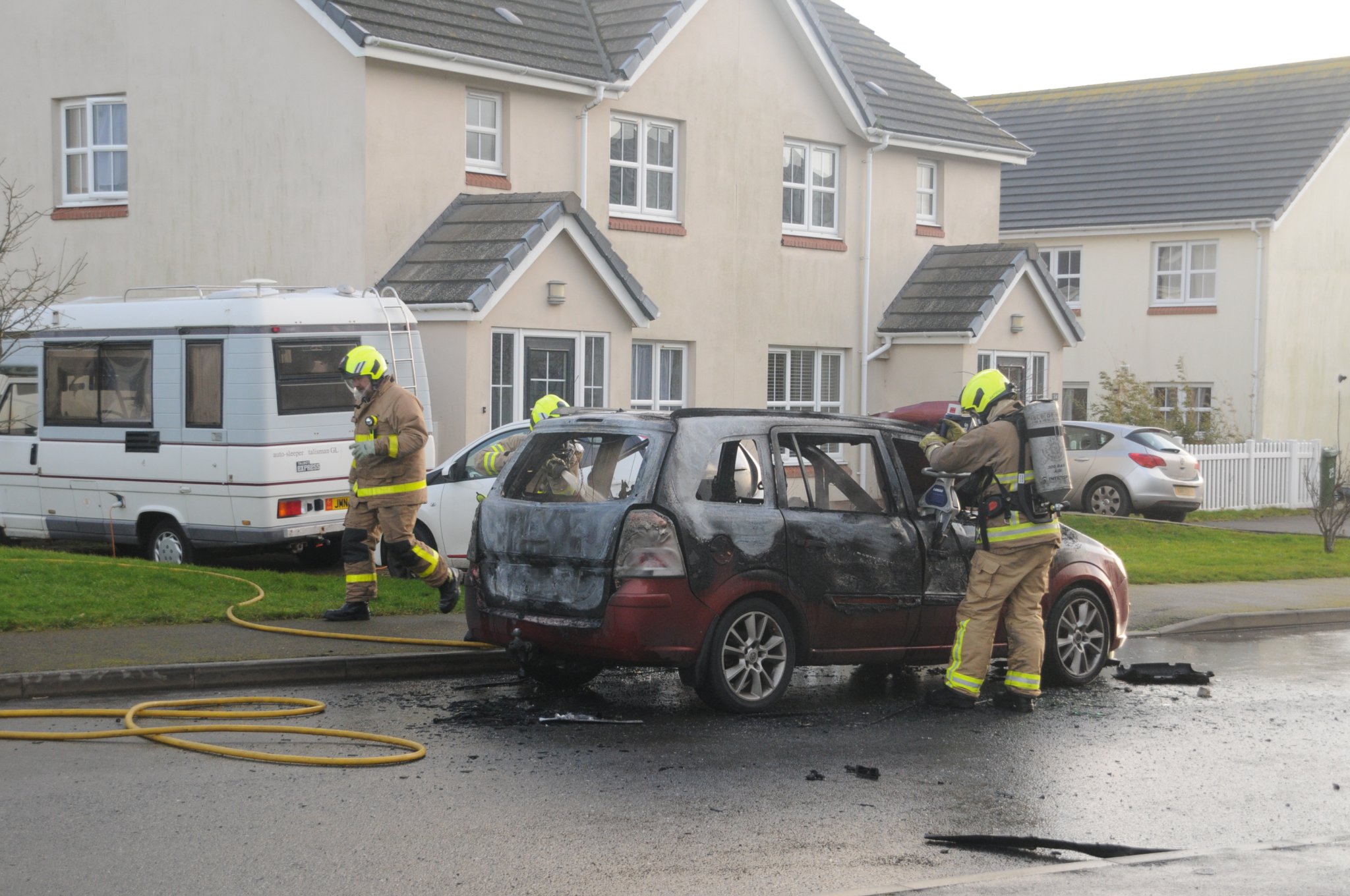 Christmas Day car fire in Peel