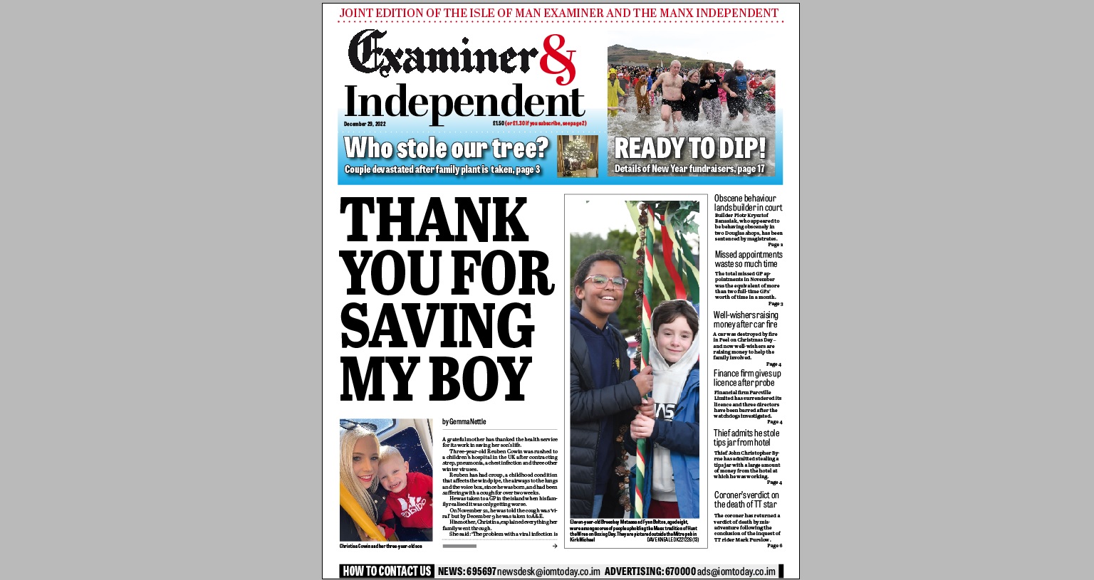 The Examiner and Independent, December 29, 2022