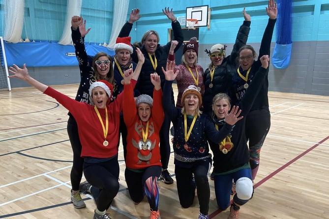 Grayshott Strikers celebrate winning the Surrey SMASH IT indoor softball cricket league