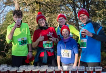 Hindhead's boozy Boxing Day Run raises money for Holy Cross Hospital