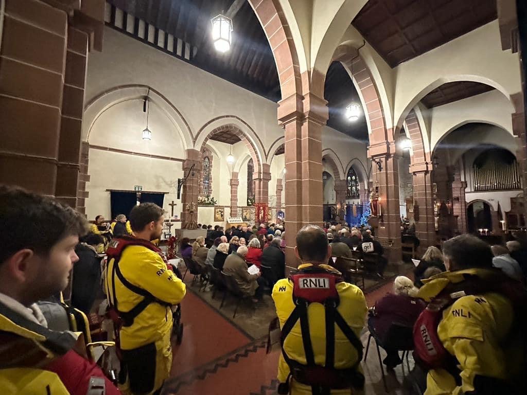 Lifeboat service carol service - pic by Sarah Rimmer