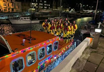 Lifeboat crew join in carol service