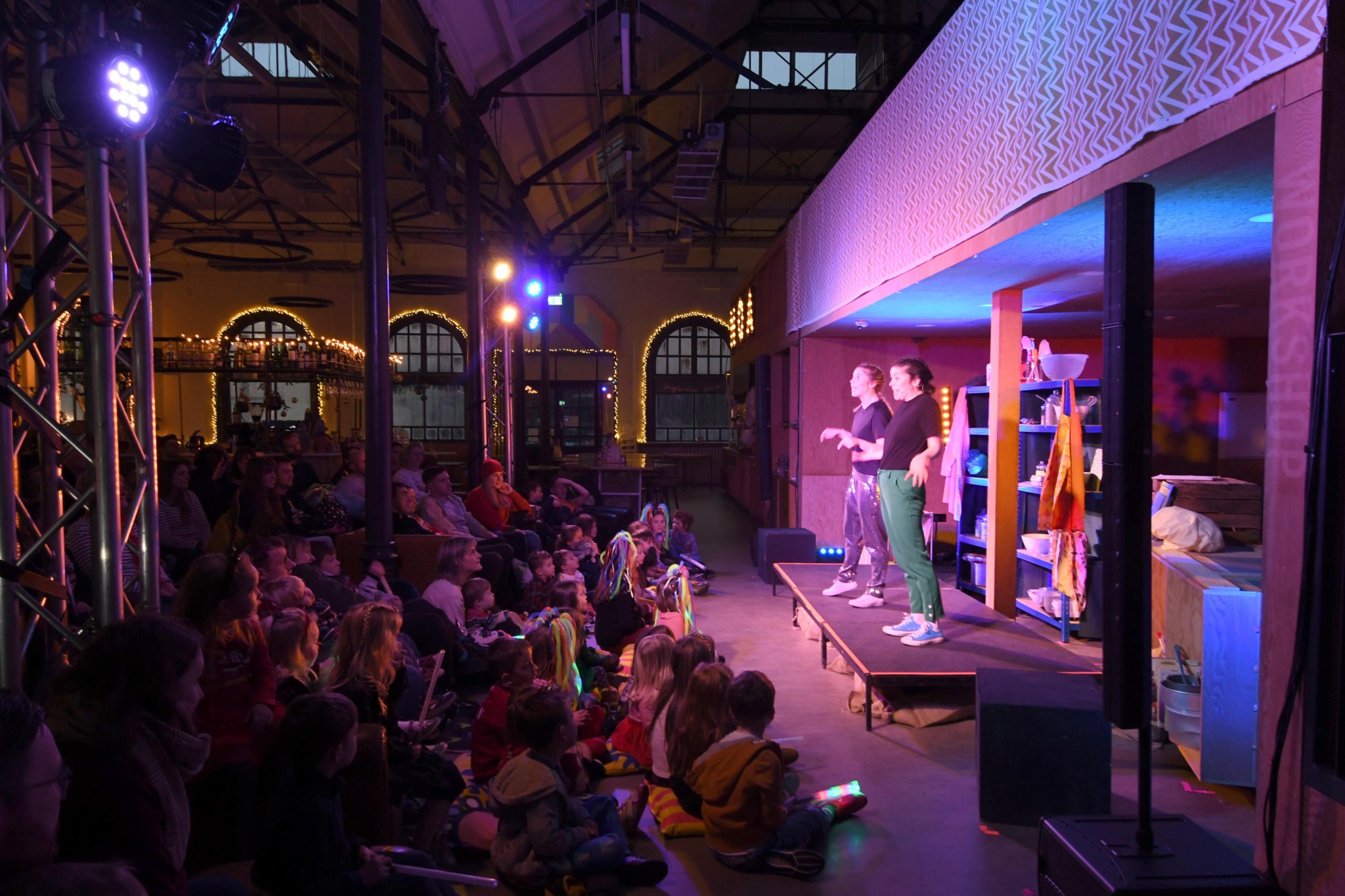Noa Bakehouse at the Market Hall in Douglas was the venue for this year’s alternative Christmas pantomime