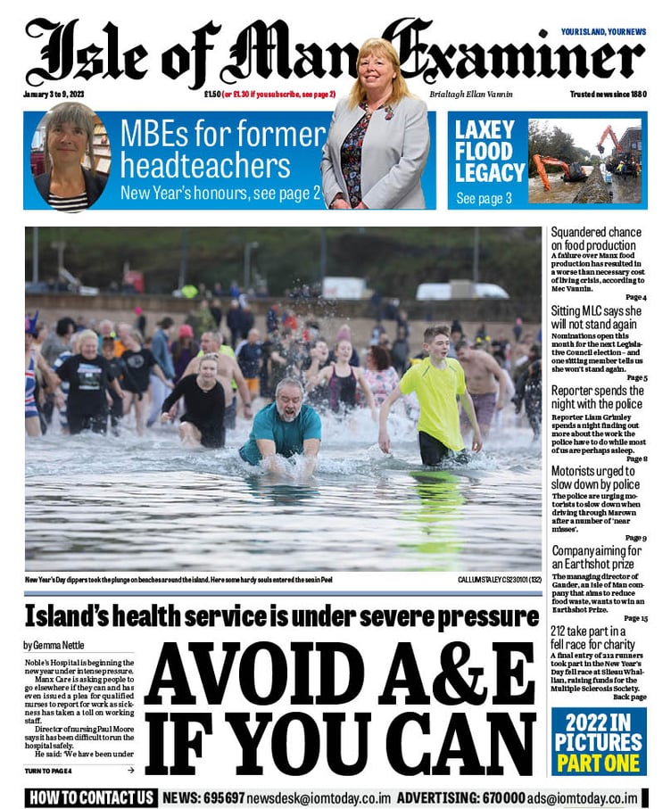 Isle of Man Examiner, January 3, 2023