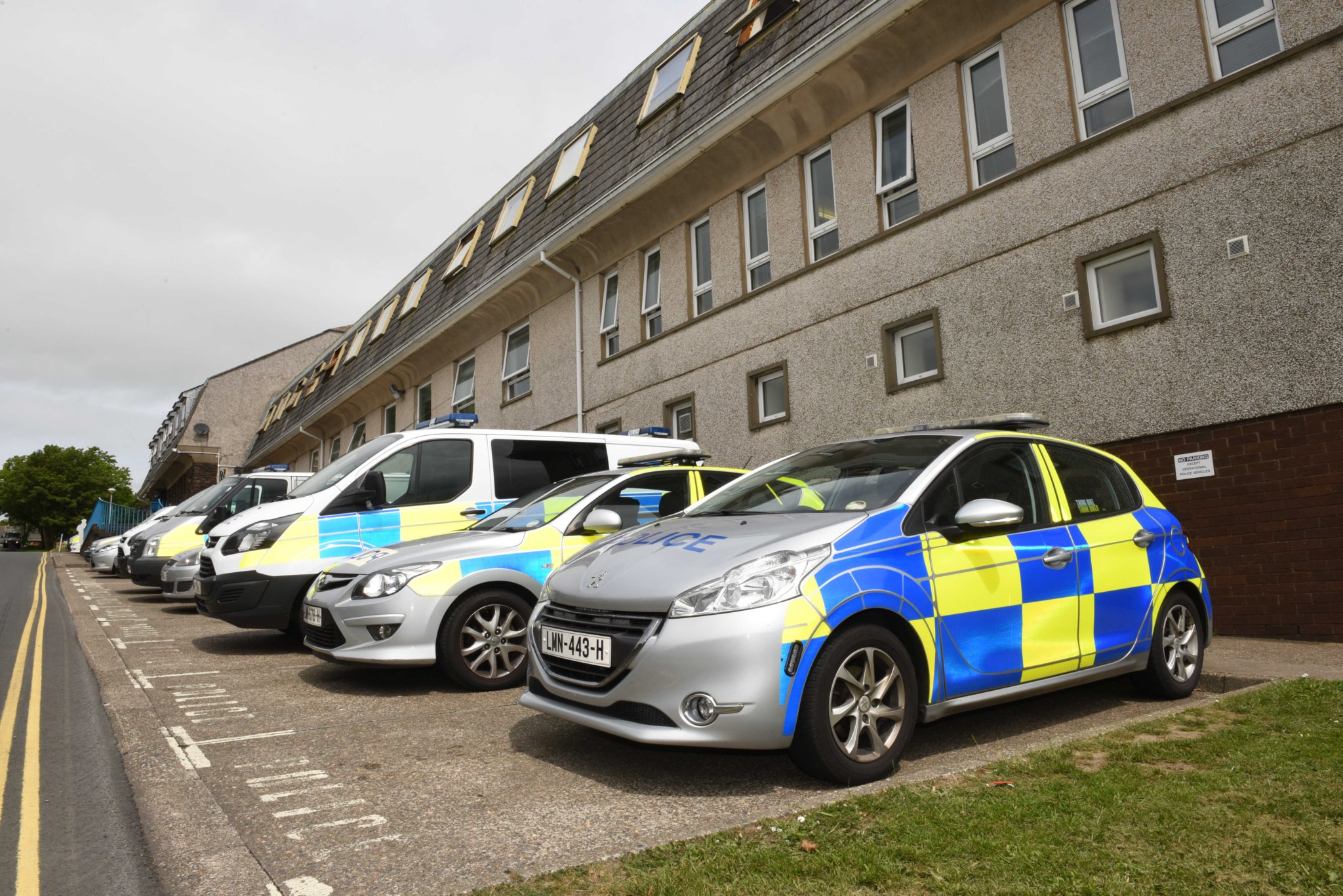 Isle of Man Police Headquarters off Glencrutchery Road in Douglas