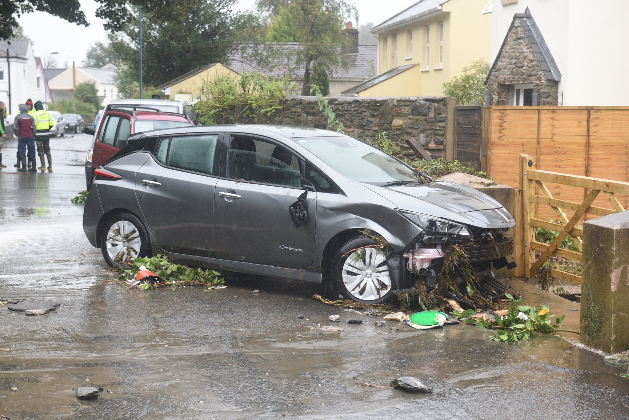 Police declared a major incident due to severe flooding in Laxey after heavy rainfall -