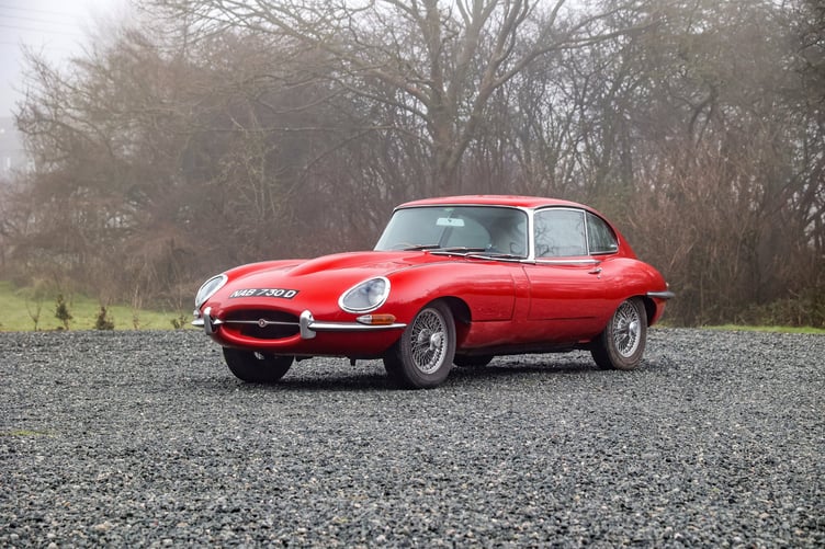 A 1966 Jaguar E-Type went under the hammer for £57,200 at Ewbank's.