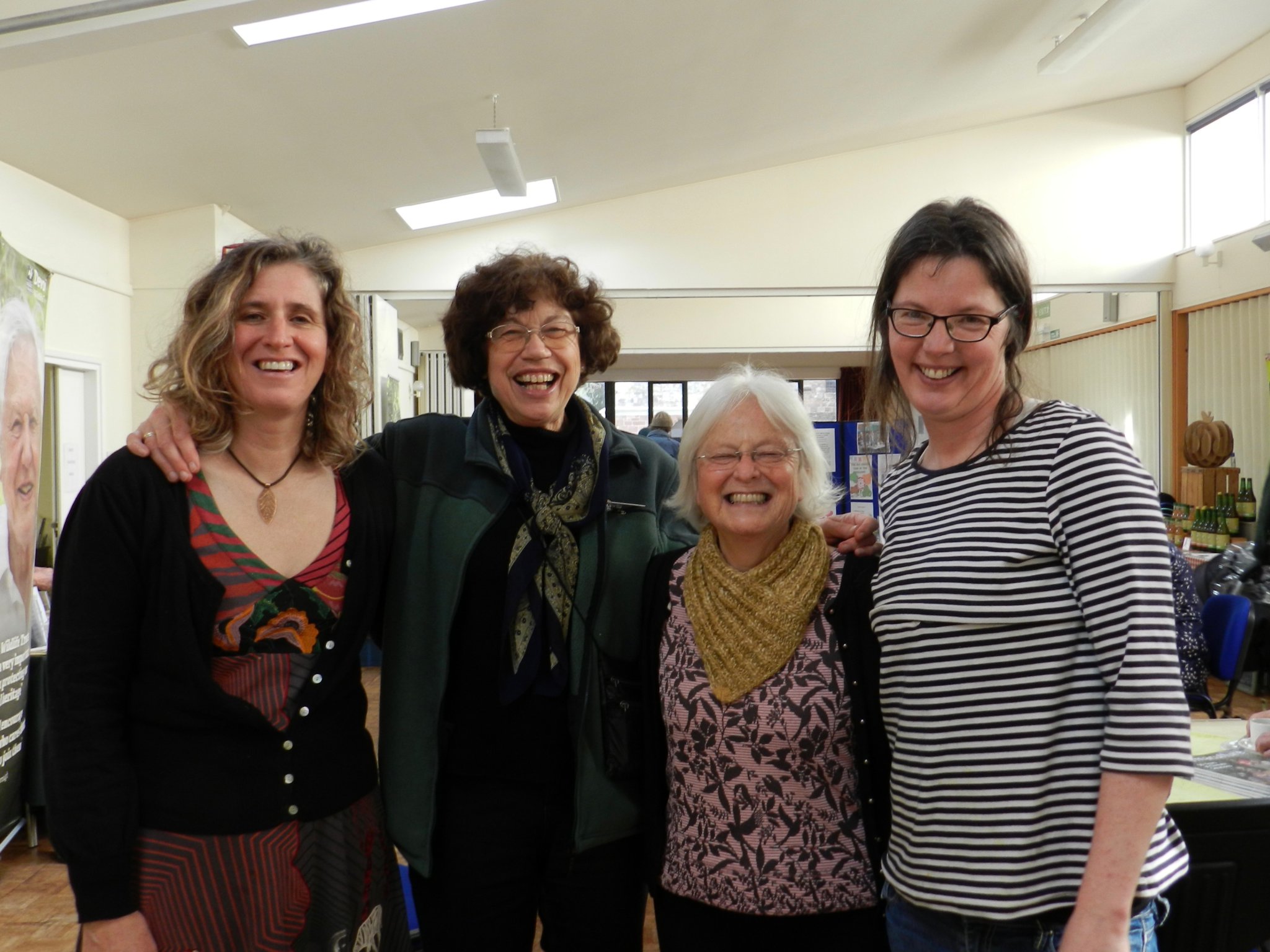 The Sustainable Crediton Community Larder Group, from left, Jo Phillips, Caroline Romijn, Alison Orchard and Teresa Sullivan. NP 26022 02
