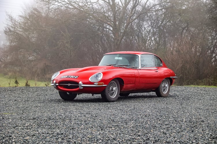 An iconic 1966 Jaguar E-Type Series sold for a total of £57,200