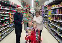 Fraser and Edie were Crediton Hidden Message competition winners