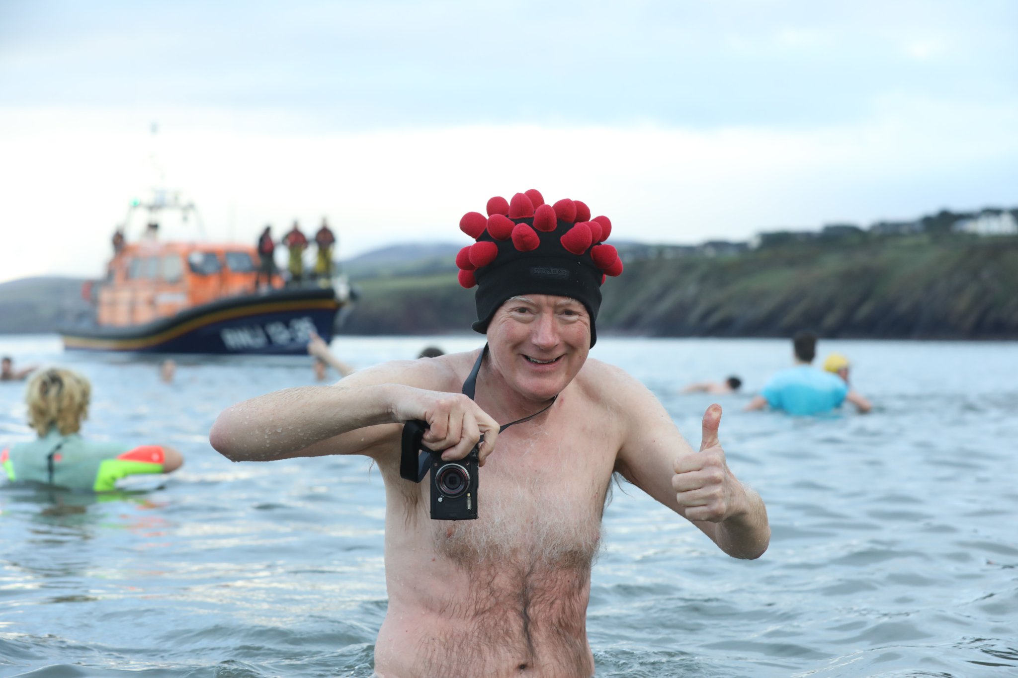 Peel, New Year Dip. Photo by Callum Staley (CJS Photography)