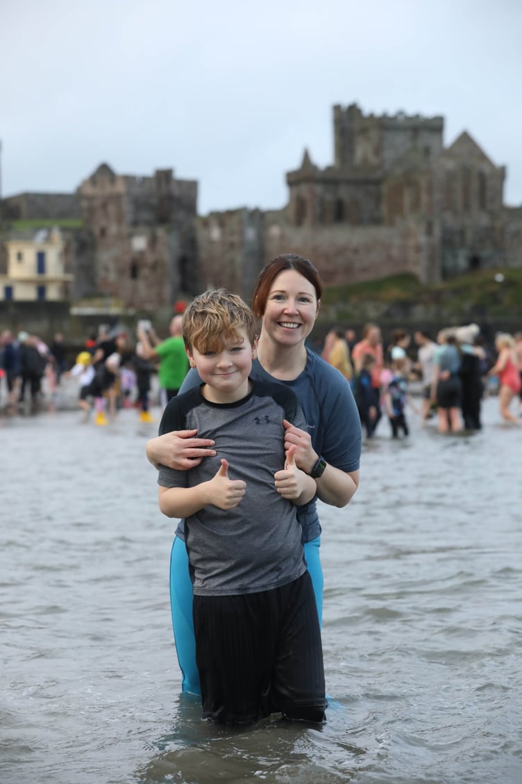 Peel, New Year Dip. Photo by Callum Staley (CJS Photography)