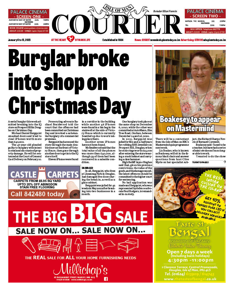 Isle of Man Courier, January 6, 2023