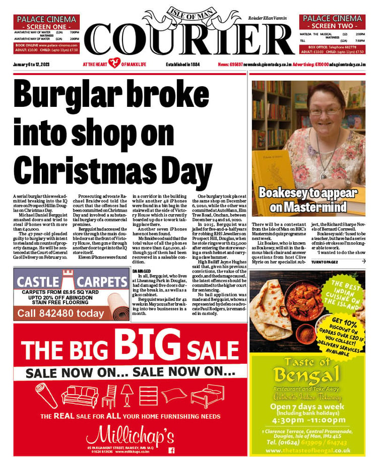 Isle of Man Courier, January 6, 2023