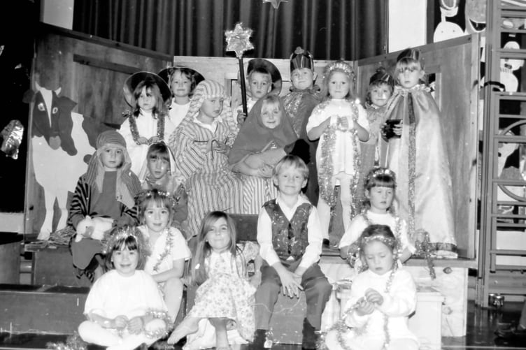 Hayward's Primary School Nativity cast are pictured in December 1996. DSC01402