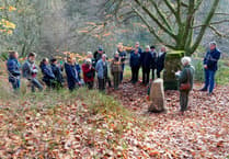 Family of National Trust founder unveil new plaque at Waggoners Wells near Grayshott
