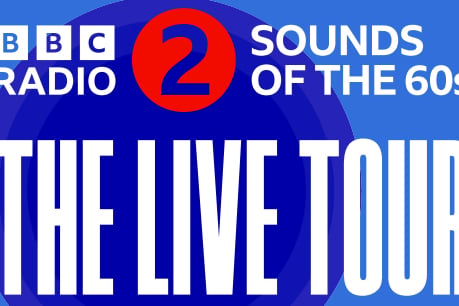 Poster for BBC Radio 2 Sounds of the 60s The Live Tour 2023.