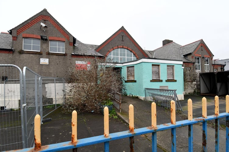 The site of the former Ballacloan school on Demesne Road, Douglas -
