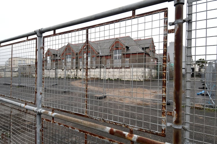 The site of the former Ballacloan school on Demesne Road, Douglas -
