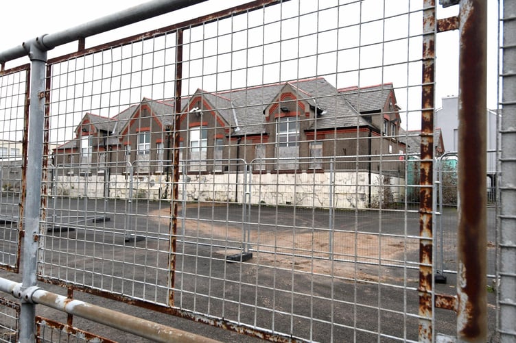 The site of the former Ballacloan school on Demesne Road, Douglas -