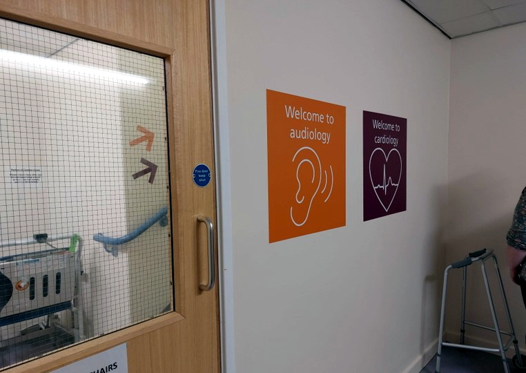 New hospital signage