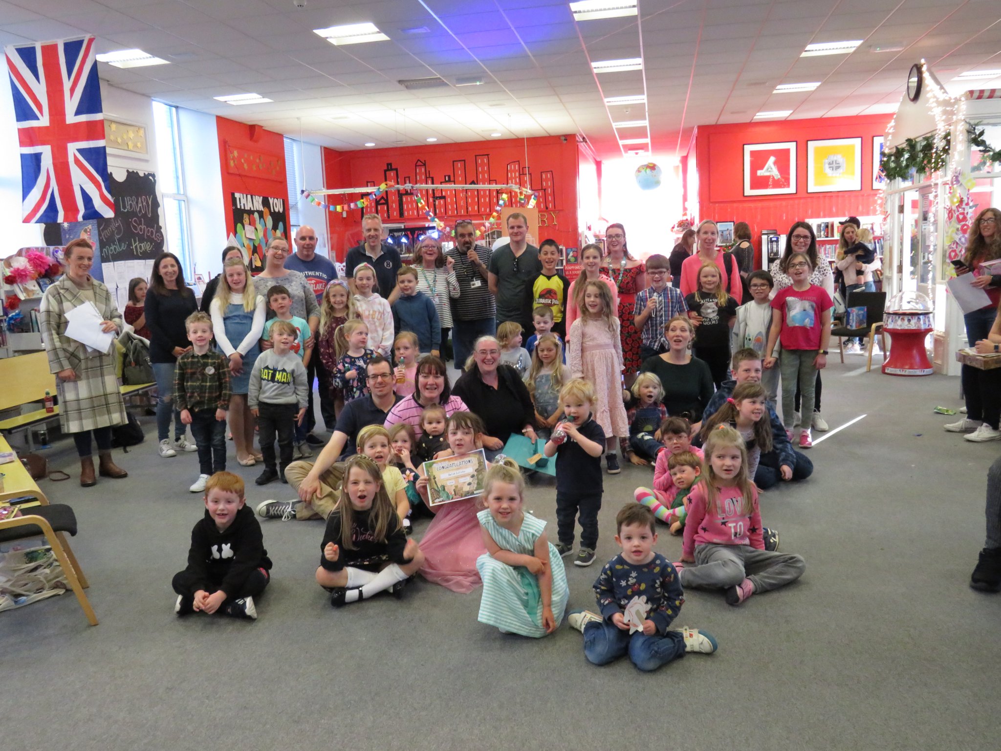 Family Library's City Explorers summer reading scheme celebration in September 2022
